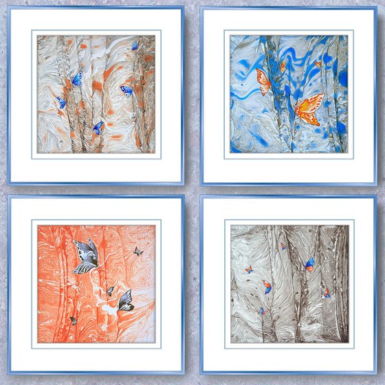 Set of 4 «Tropical Forest»