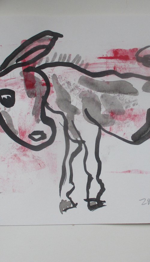little  grey donkey by Sonja Zeltner-Müller
