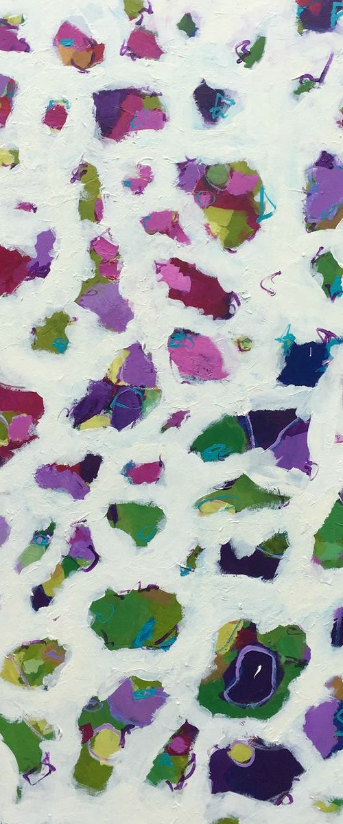 Dream Variation - Large mixed media painting by Angela  Dierks