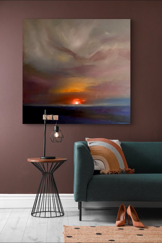 As the night comes in