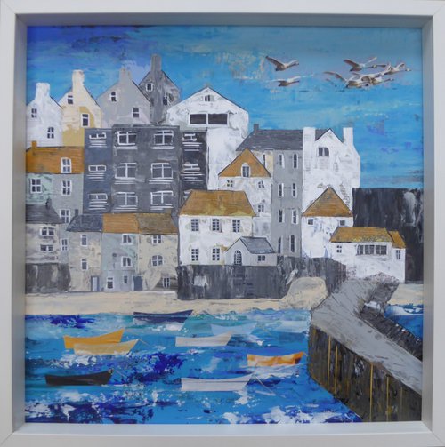 Harbour Textures : St Ives by Elaine Allender