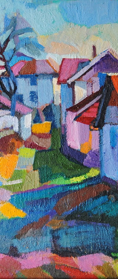Village street by Maja Đokić Mihajlović