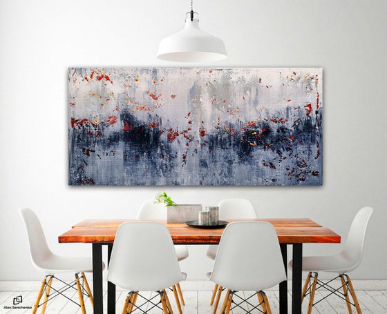 190x90cm. / Abstract triptych / Abstract 1275