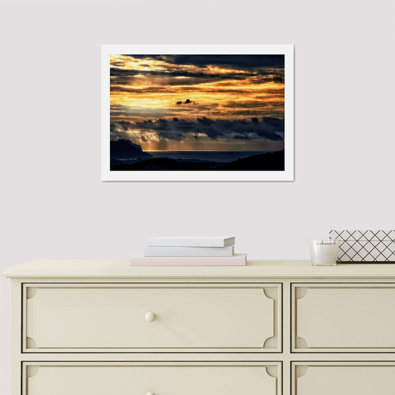 Storm 3. Sunrise Seascape  Limited Edition 1/50 15x10 inch Photographic Print