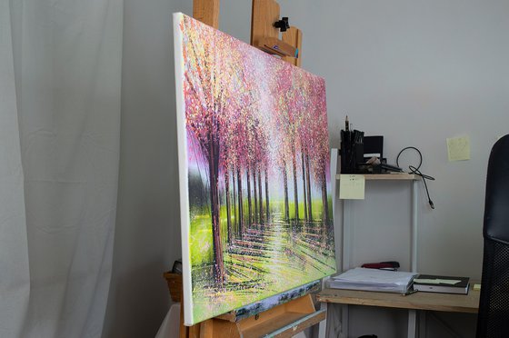 Light Through Spring Blossom