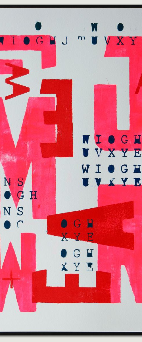 Neon Typography #5 (42x59,4cm) by ROCO Studio