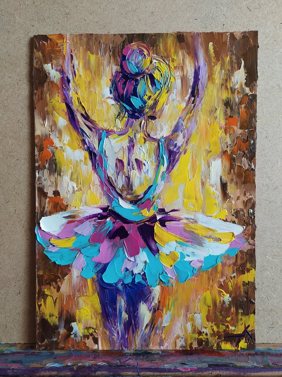 To new achievements - ballerina,  ballerina oil painting, ballet, ballet oil painting, woman body, ballerina tutu,  ballet dancers, ballet oil painting, woman oil painting