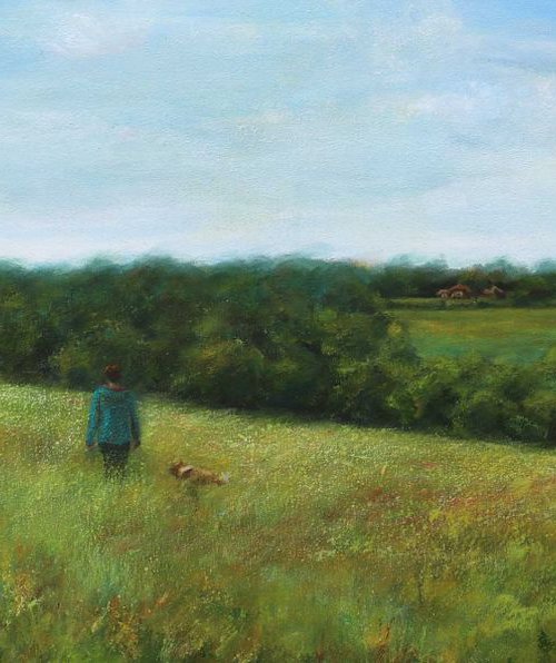 meadow walk by Ruth  Aslett