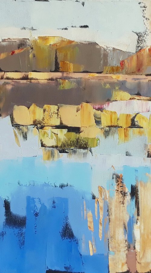 Evening on the lake by Lesya Ros