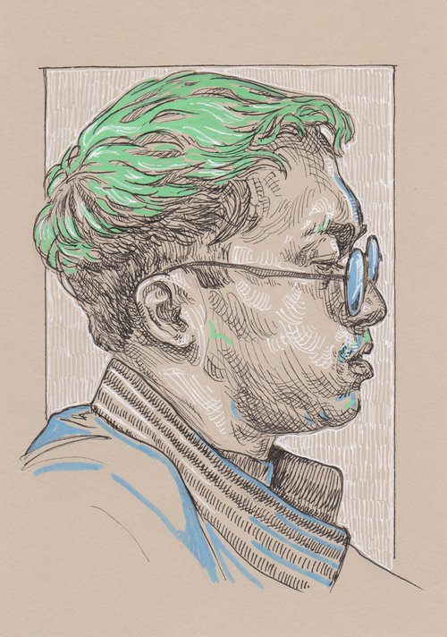 Man in glasses by Katarzyna Gagol