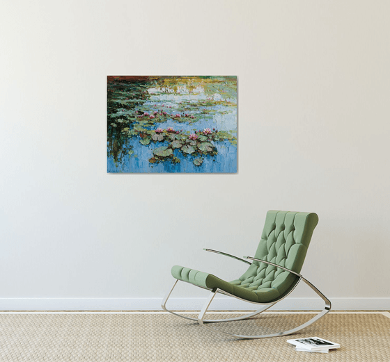 Pink Water Lilies