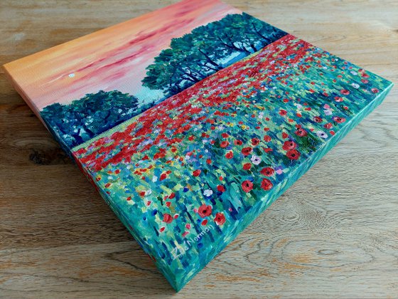 Evening Poppy Meadow