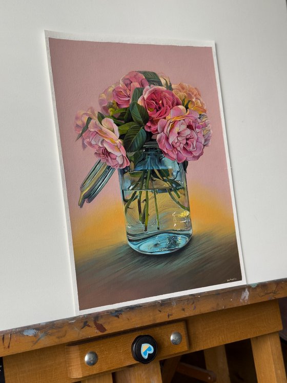 Tender Flowers in Vase