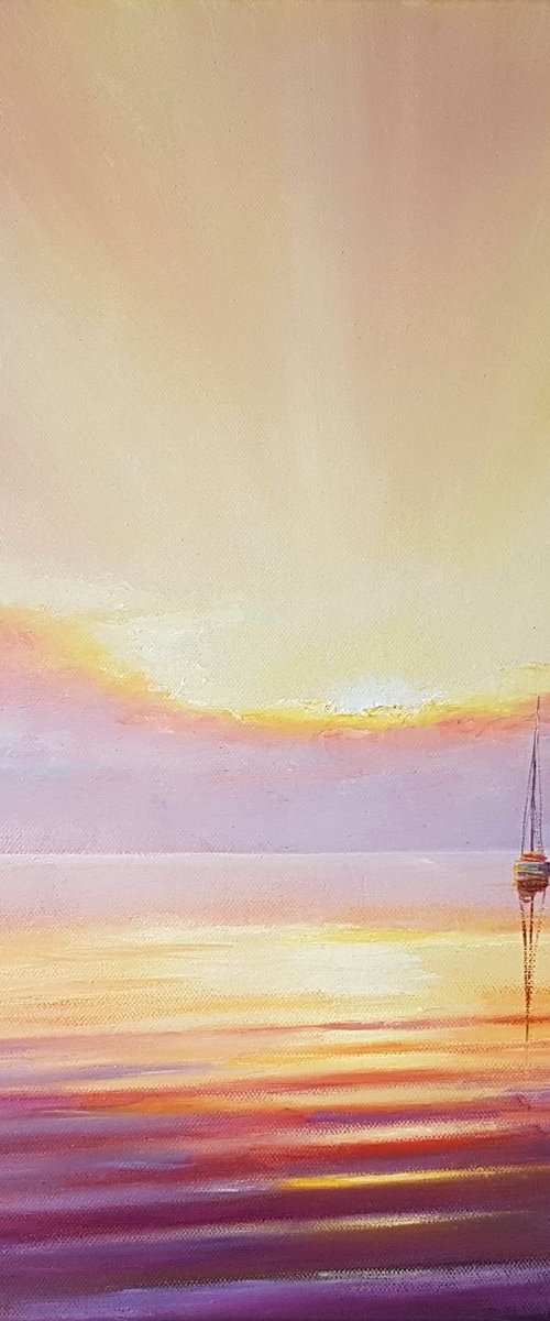 Sinking down in tranquility by Paul Narbutt