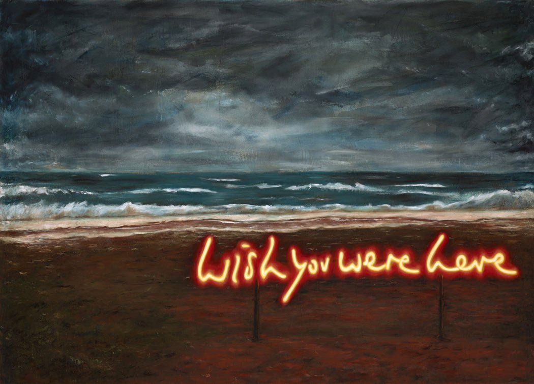 Dominic Bradnum | Original Giclée Print | Wish You Were Here | 56 X 41Cm | Artwork For Sale On Artfinder