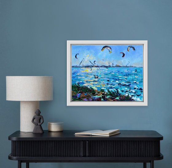 Kites over the Sea
