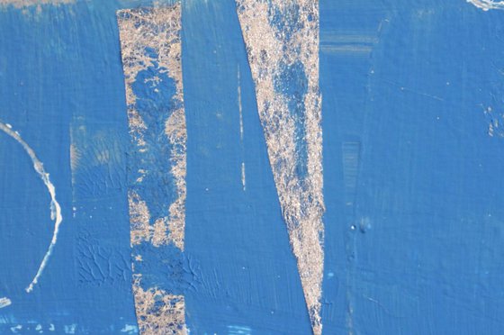 Blue abstract  (Diptych )