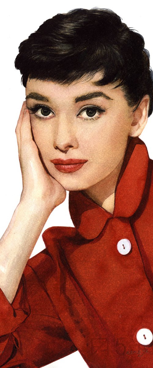 Audrey Hepburn by REME Jr.