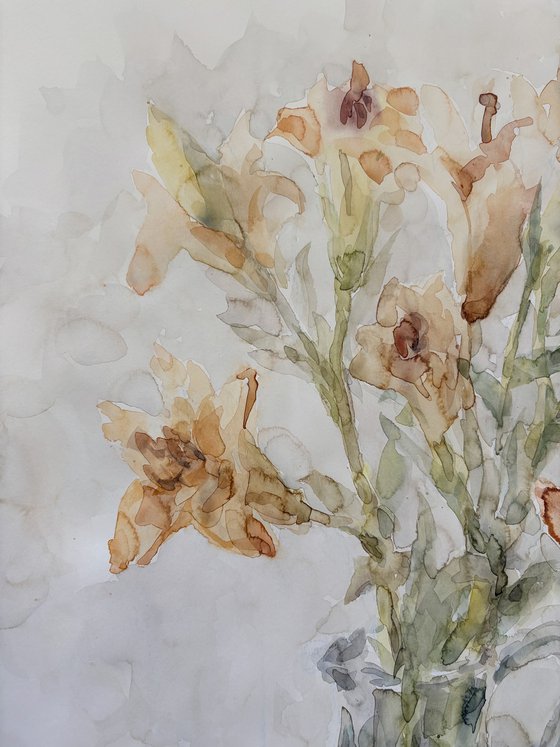 Lilies 50x65 cm 2025