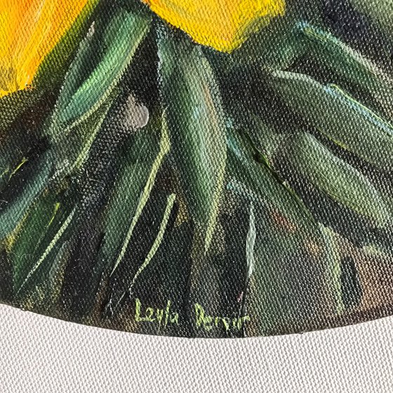 Yellow lilies
