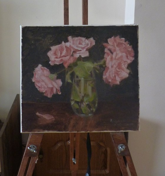 Roses in a vase