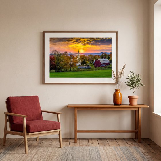 First Light over Peacham