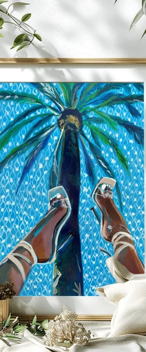 Palm Tree Legs by Sasha Robinson