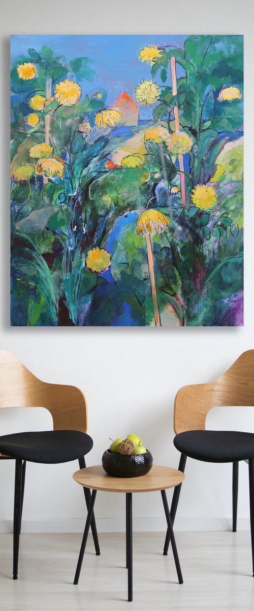 Yellow Flowers by Artem Andreichuk