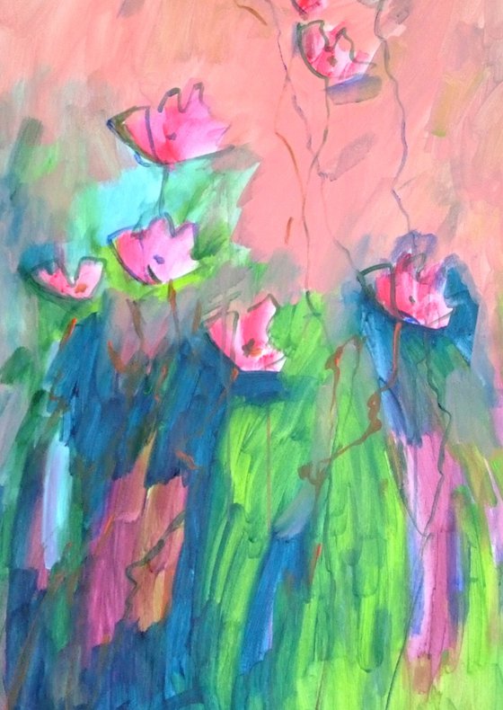 Blooming Floral Field