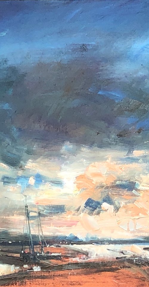 Storm Approaching over the Estuary by Alan Bickley