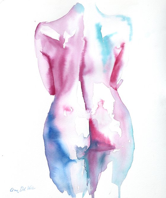 Nude painting "In Fluid Form VI"