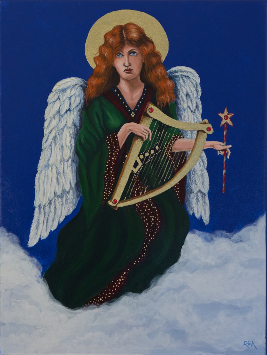 Harp Angel by Ruth Archer