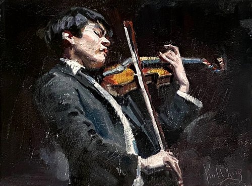 Violinist 2 by Paul Cheng