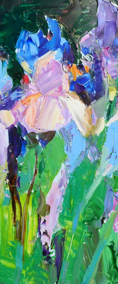 " Irises " by Yehor Dulin
