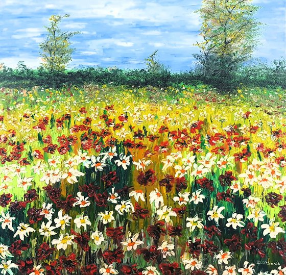 Colored meadow