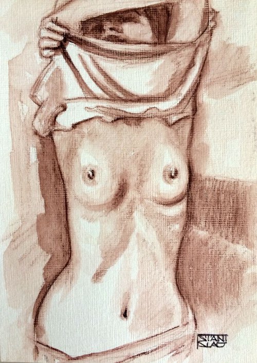 Nude sketch by Vincenzo Stanislao