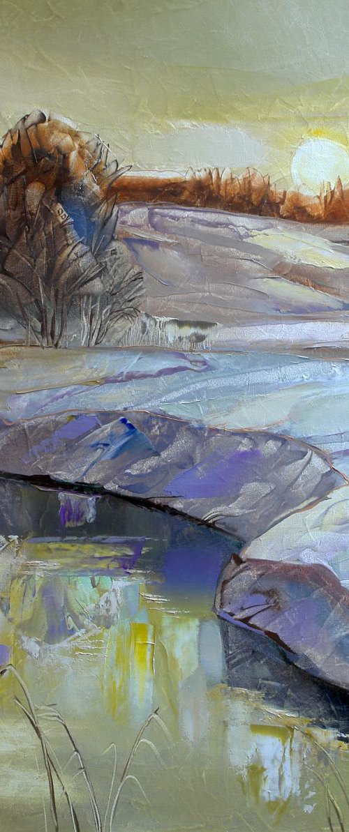 Winter Landscape by Silvija Drebickaite