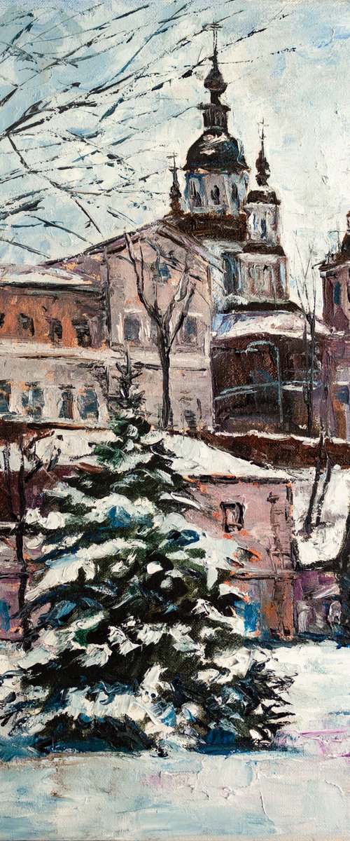 Snowy city by Aleksandr Neliubin