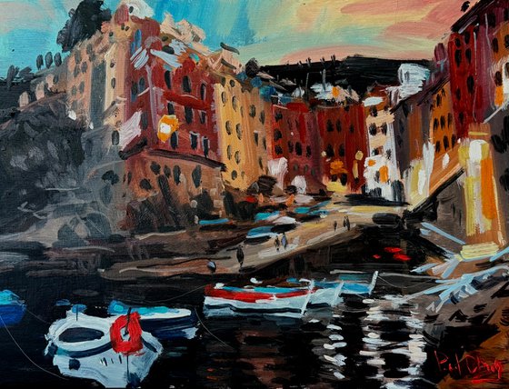 Harbor Moments in Cinque Terre