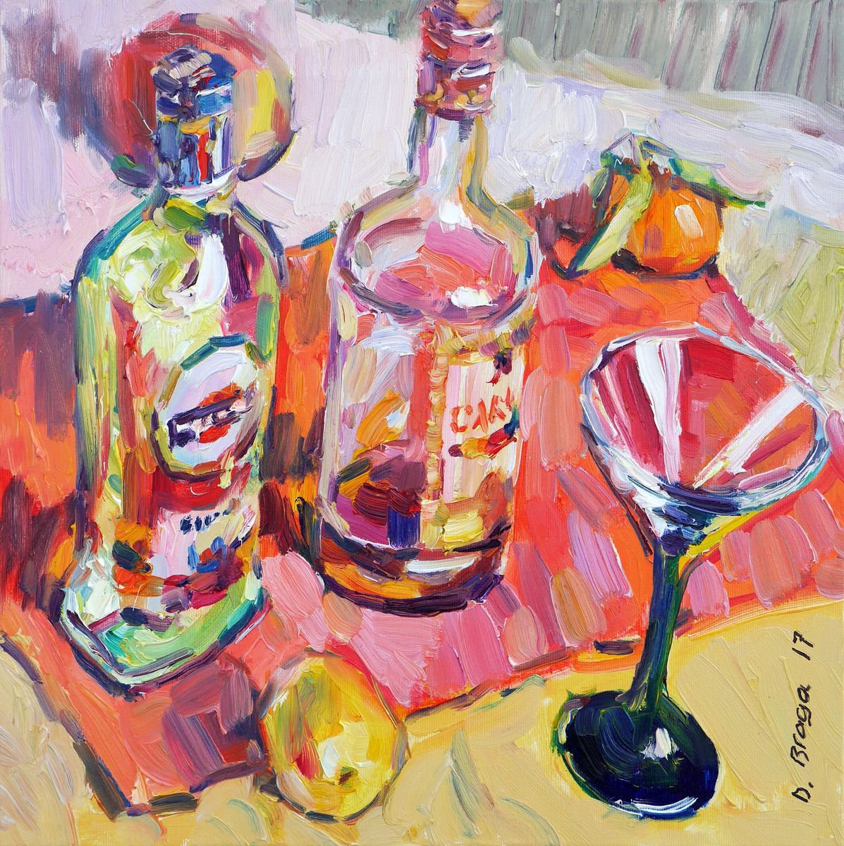 Martini and Carlos Oil painting by Dima Braga | Artfinder