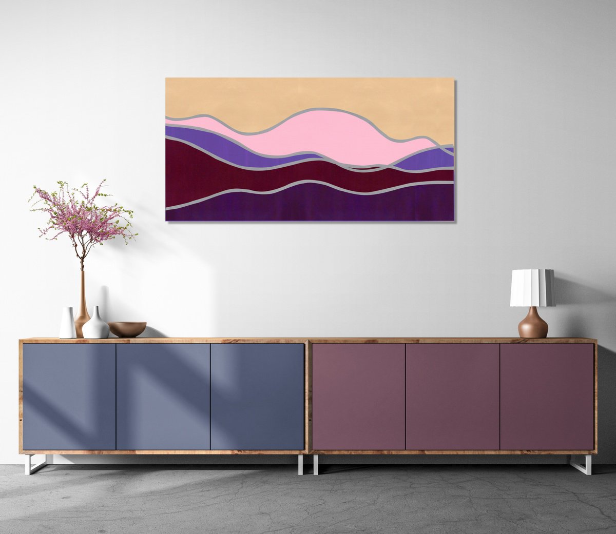  Soft Landscape #20 By Marina Krylova, 47 X 24, Artwork For Sale On Artfinder