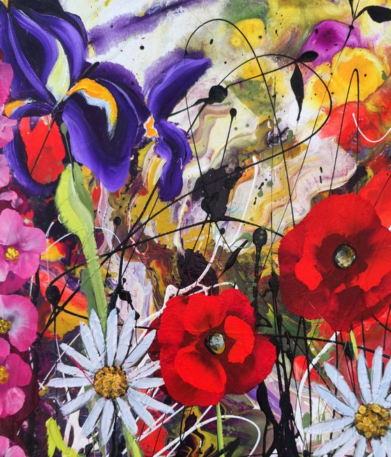 Radiant Chaos, Floral Landscape