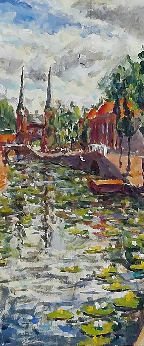 View of Delft by Dimitris Voyiazoglou