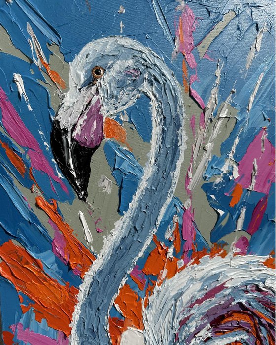 Blue Flamingo