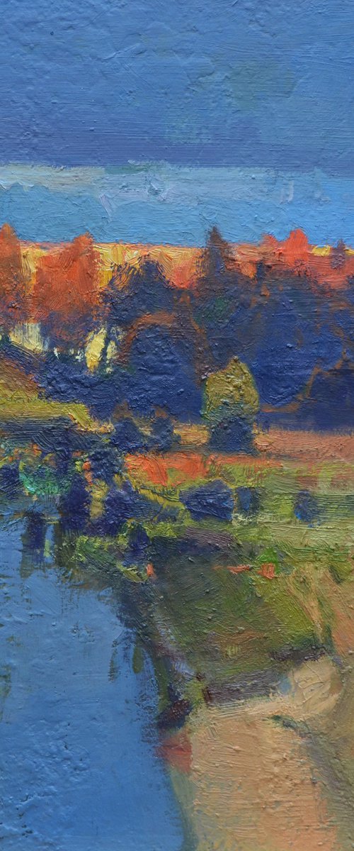 Autumn landscape by Vytautas Laisonas