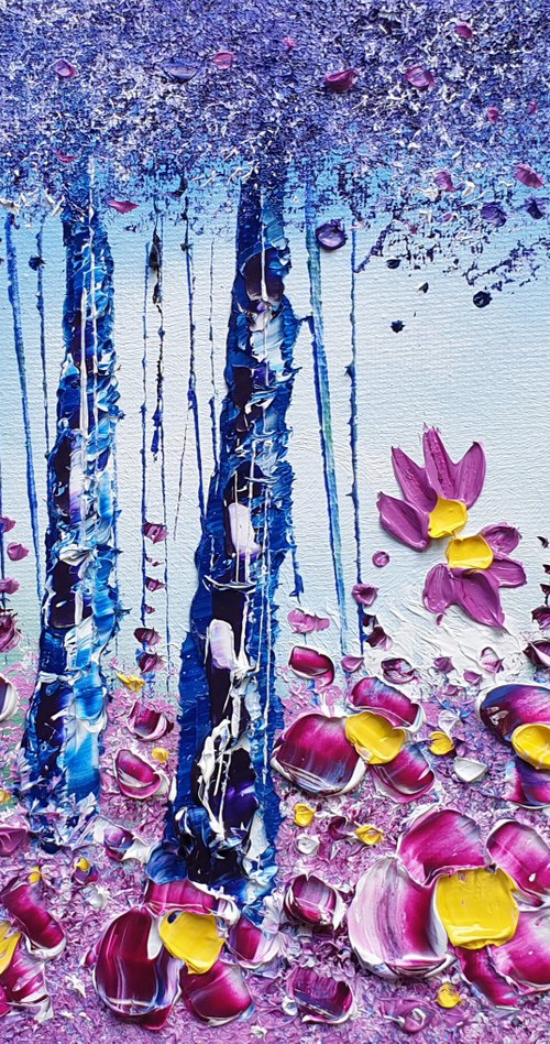 "Violet Forest & Flowers in Love" by Phil Broad