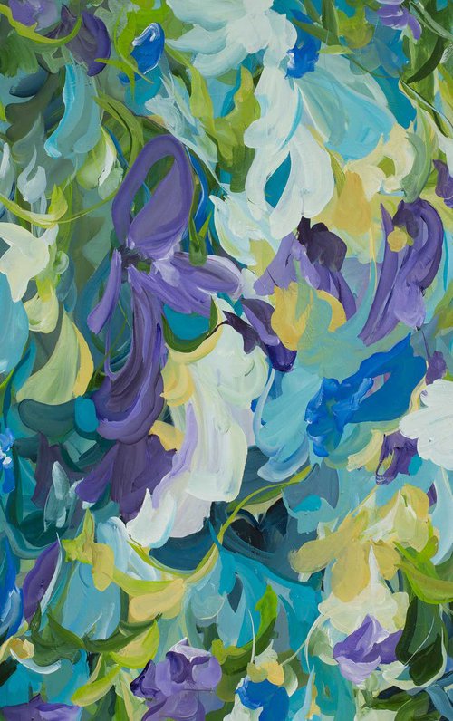 Blue Wildflower by Amber Gittins