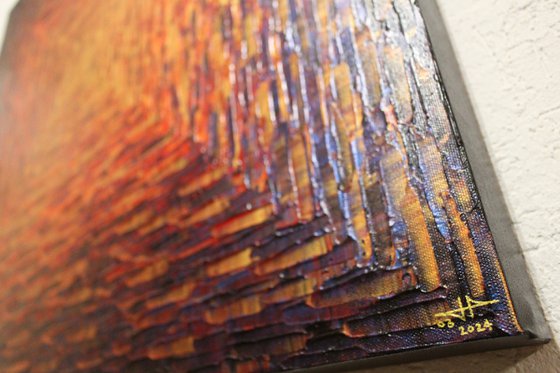 Large brasillant square gradient