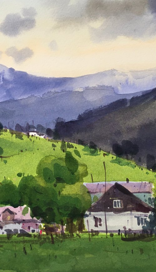 In the Carpathians Mountains by Andrii Kovalyk