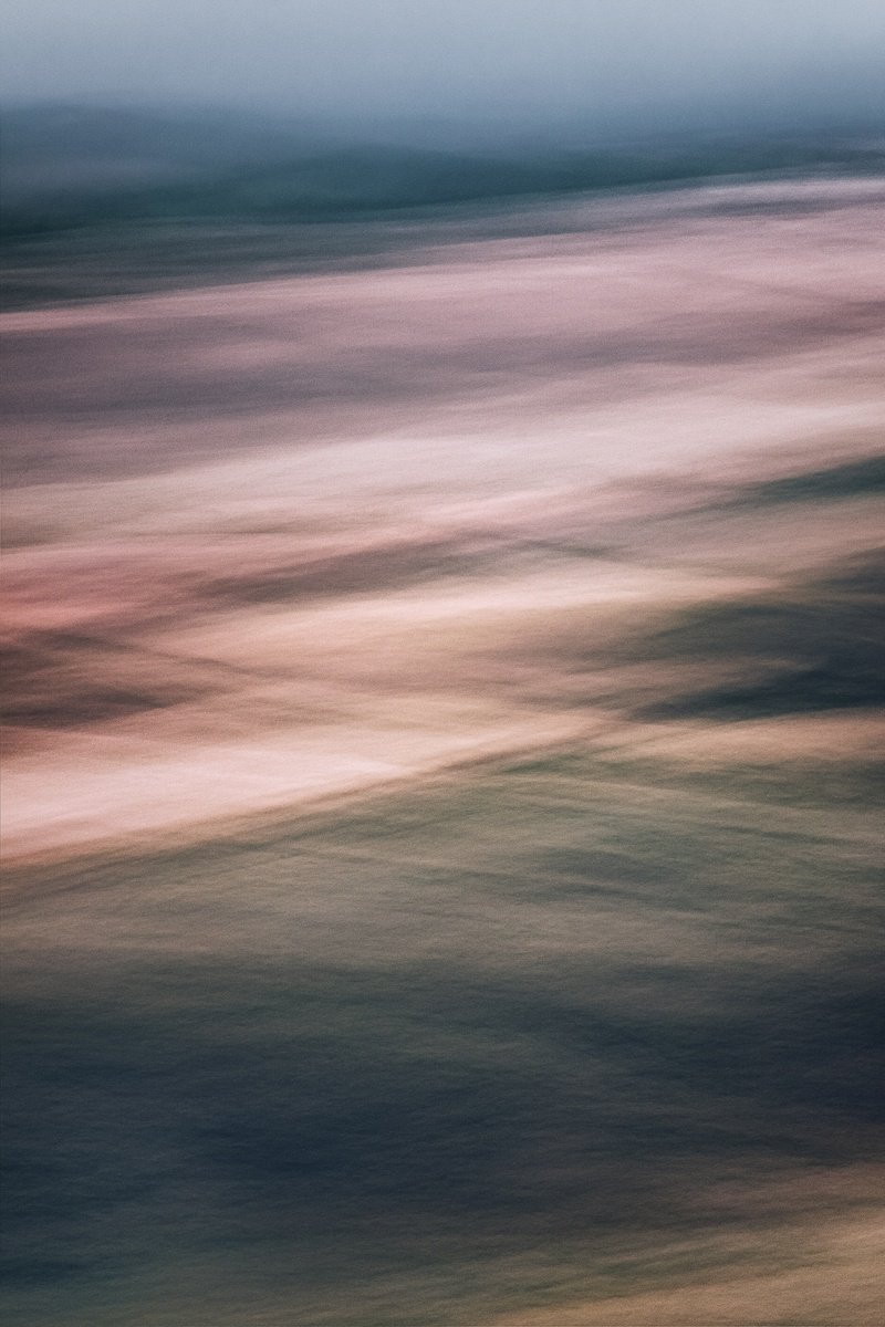 Impressionistic Landscape Photograph By Karim Carella, 28 X 39", Painted Dream #27, Original Artwork